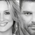 Claúdia Leitte e Ricky Martin gravam clipe juntos