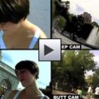 4 câmeras escondidas mostram que parte do corpo as mulheres olham em um homem 