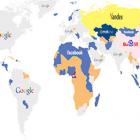 Mapa dos sites mais acessados no mundo
