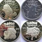 Moedas Pokemons comemorativas de Niue