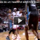 Lebron James dá um headshot em Chris Bosh