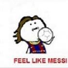 Baixou o Messi em mim