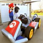 Kart Mario em tamanho real, isso sim é um prêmio !