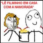 Filminho com a namorada.