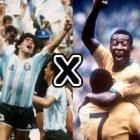 Rei Pelé vs. Maradona: Quem é o cara?