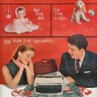 Máquinas de escrever: antigos cartazes publicitários