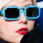 Moda nerd: óculos pixelado