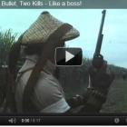 Como matar 2 bandidos com apenas uma bala! 