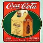 Publicidade antiga da Coca-Cola.