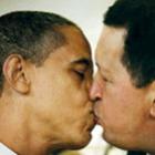 OPS! Obama beijando Hugo Chaves?