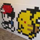 41 Artes em 8-Bit feitas com Post-its