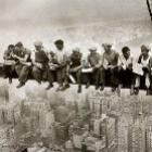 Imagens em P/B da construção dos arranha-céus de NY (37 imagens)