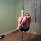 Pole dance fail 