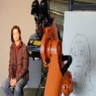 robo_artista_desenha_caricaturas