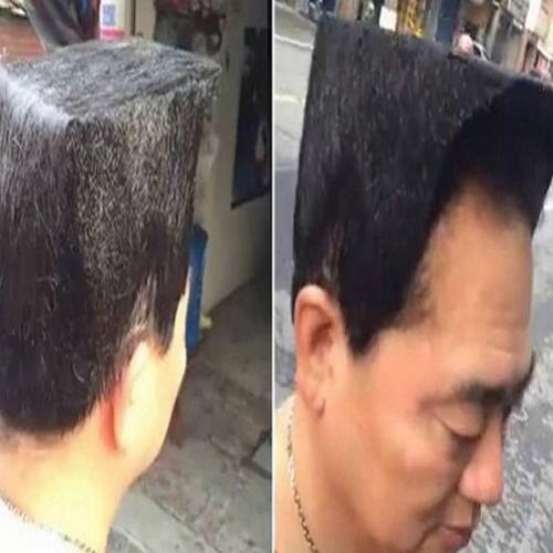 Para conquistar amada, homem faz corte de cabelo bizarro, e leva fora.