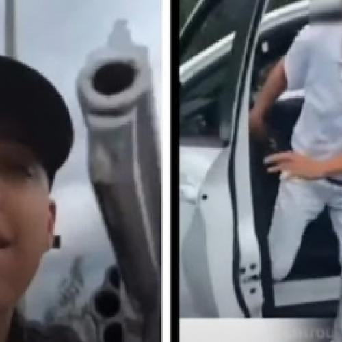 Assaltante faz 'live' enquanto rouba veículo