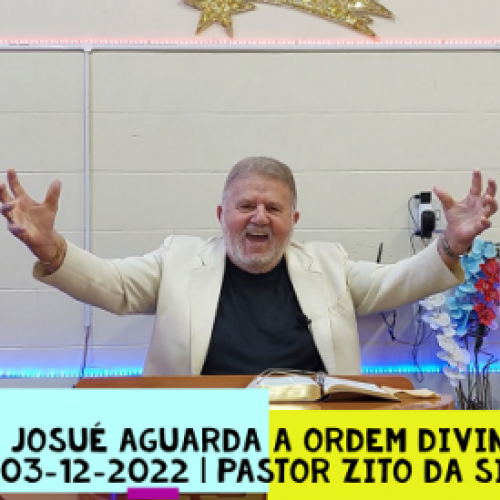 Josué aguarda a ordem divina