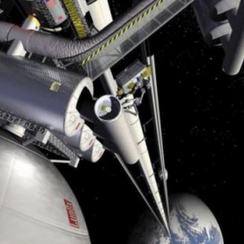 Japão pretende construir um elevador espacial ligando a Terra e a Lua.