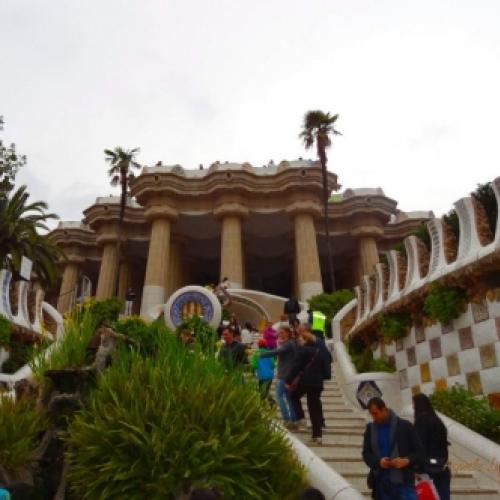 O incrível Park Guell em Barcelona -obra de Gaudi