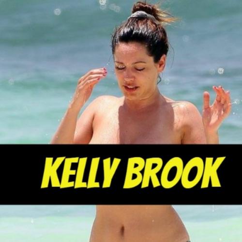 Kelly Brook nos melhores flagras que verão nesta semana