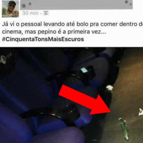 Coisas estranhas que você acha no cinema