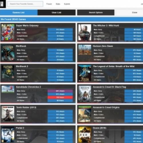 Descubra o tempo necessário para zerar seus games favoritos