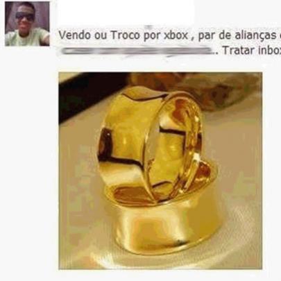 Troco aliança ouro 18 por Xbox...