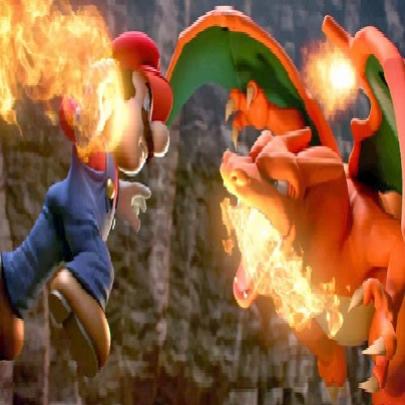 Charizard no novo Super Smash Bros