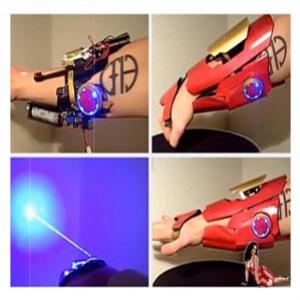 Fã do Iron Man constrói manopla que atira feixes de lasers