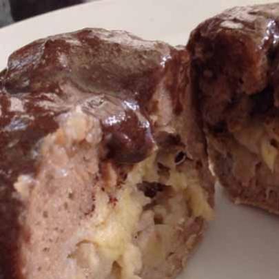Receita de Muffin Fitness de Chocolate com Banana