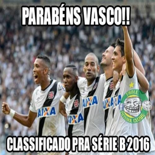 30 Imagens de humor sobre o rebaixamento do Vasco para segunda divisão