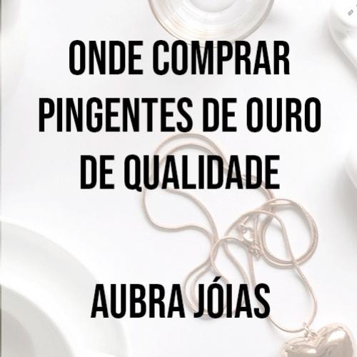 Onde comprar pingentes de ouro de qualidade