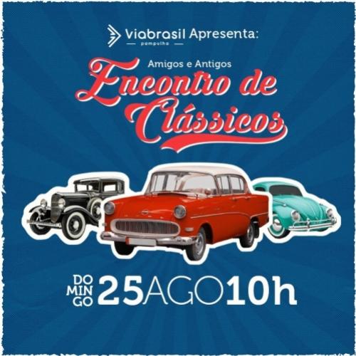 Exposição de carros clássicos, foodtrucks e rock ViaBrasil Pampulha se