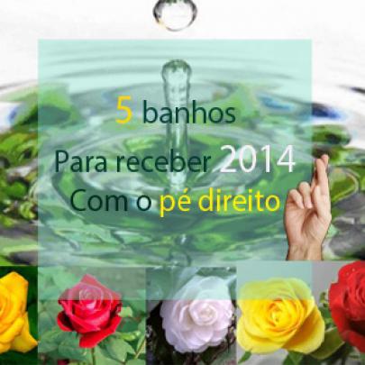 Sorte - Confira 5 banhos para atrair o que desejar para 2014 