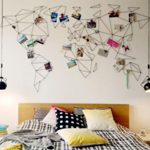 10 ideias lindas e fáceis para decorar sua casa com varal de fotos