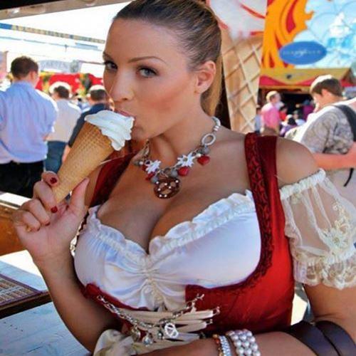 Oktoberfest é o festival da tentação para os homens