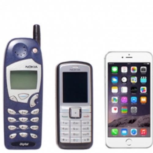 Veja a evolução dos celulares nesse vídeo