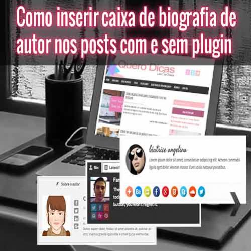 Como inserir caixa de autor nos posts no Wordpress