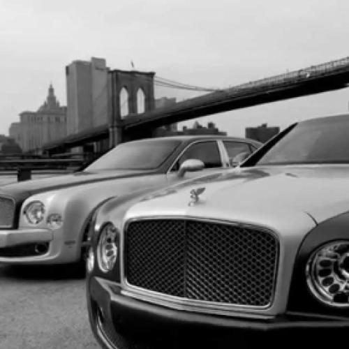 Vídeo incrível em preto e branco sobre os carros Bentley gravados com 