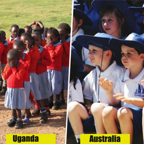  Como é o uniforme escolar em 9 países