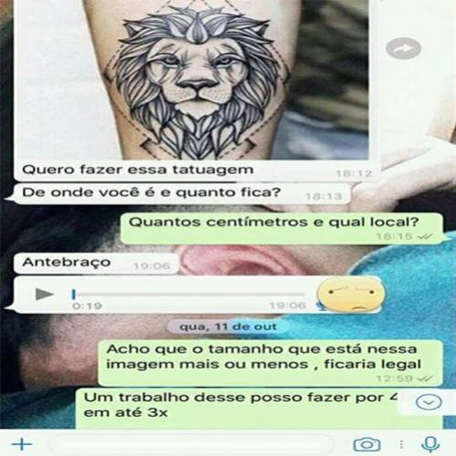 A triste história da tatuagem de Leão Vesgo