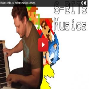 Músicas de games no piano 8bits com O Vinheteiro