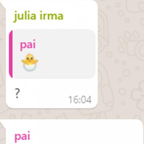 Ninguém sabe usar um emoji tão bem quanto o pai dessa menina