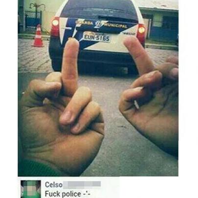 Foi zoar da policia e se deu mal