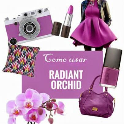 Como usar Radiant Orchid - A cor de 2014