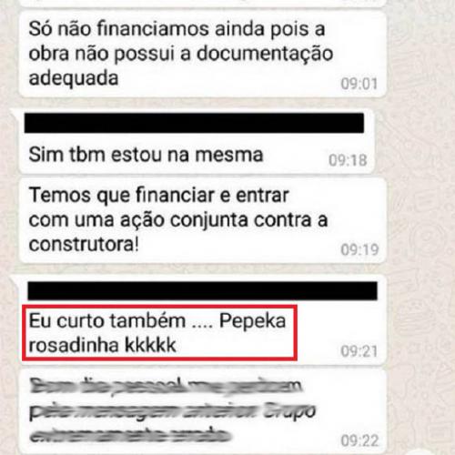 Esse homem enviou uma mensagem em um grupo errado, e deu ruim...