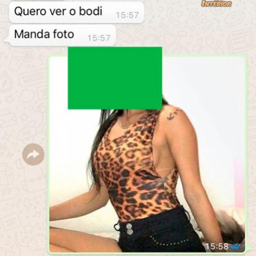 Comprando um bodi por mensagem