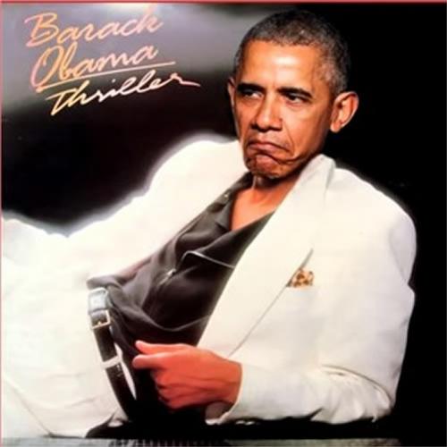 Barack Obama canta Thriller do Michael Jackson