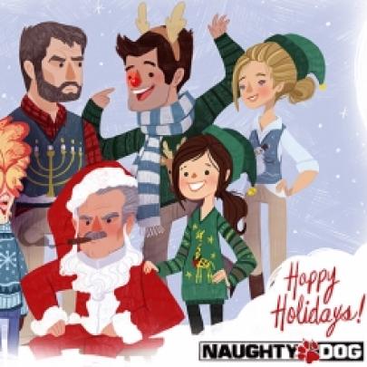 Naughty Dog deseja uma boa festa para todos.