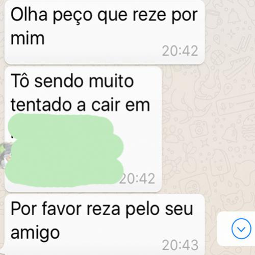 Reza por mim meu amigão